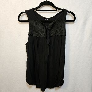 Cute Boho Tank Lace Detail